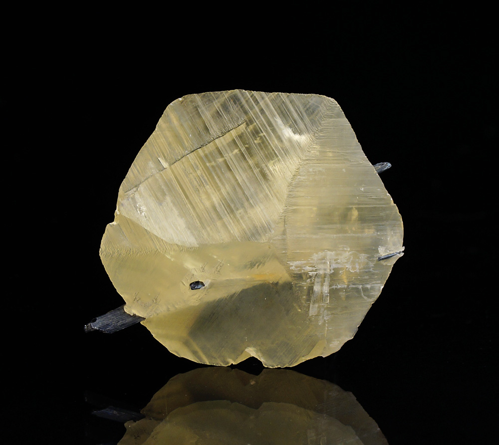 Calcite with stibnite
