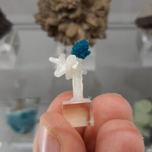 Cavansite on stilbite