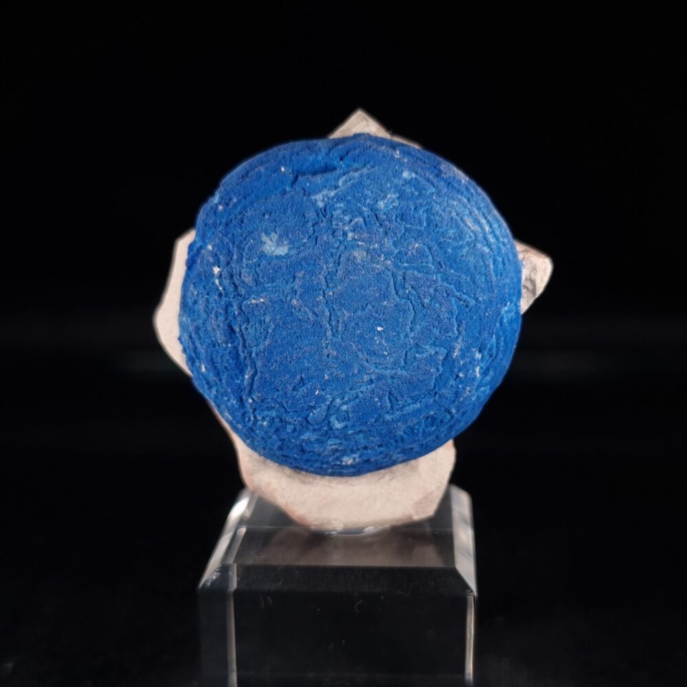 Azurite on kaolinite