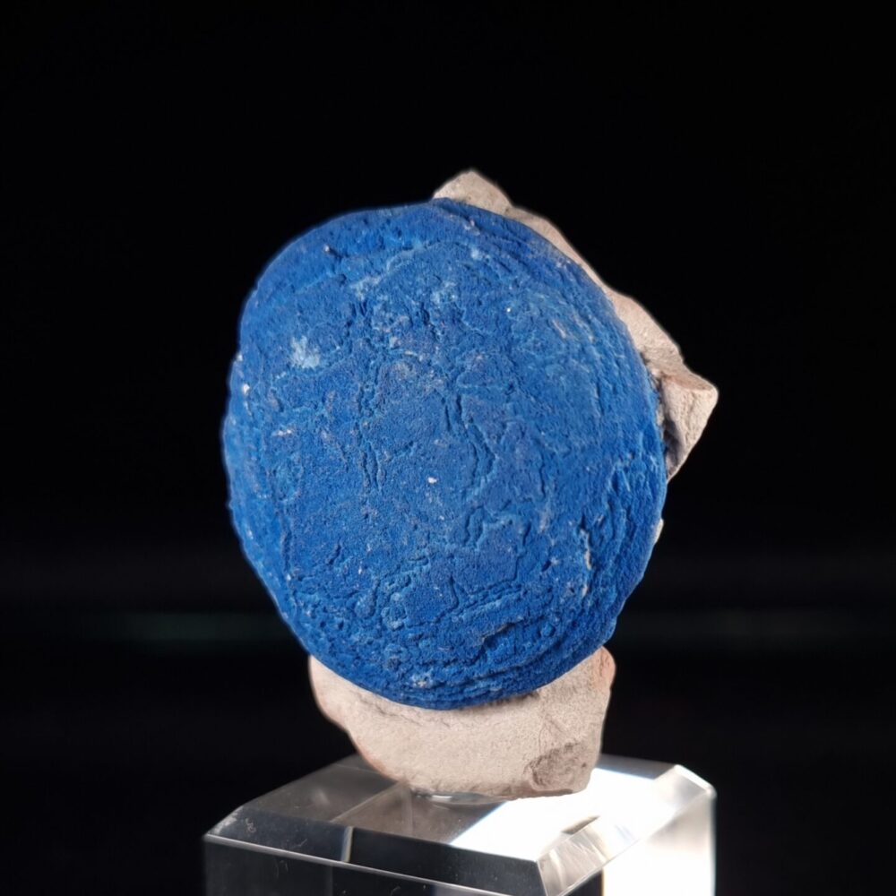 Azurite on kaolinite