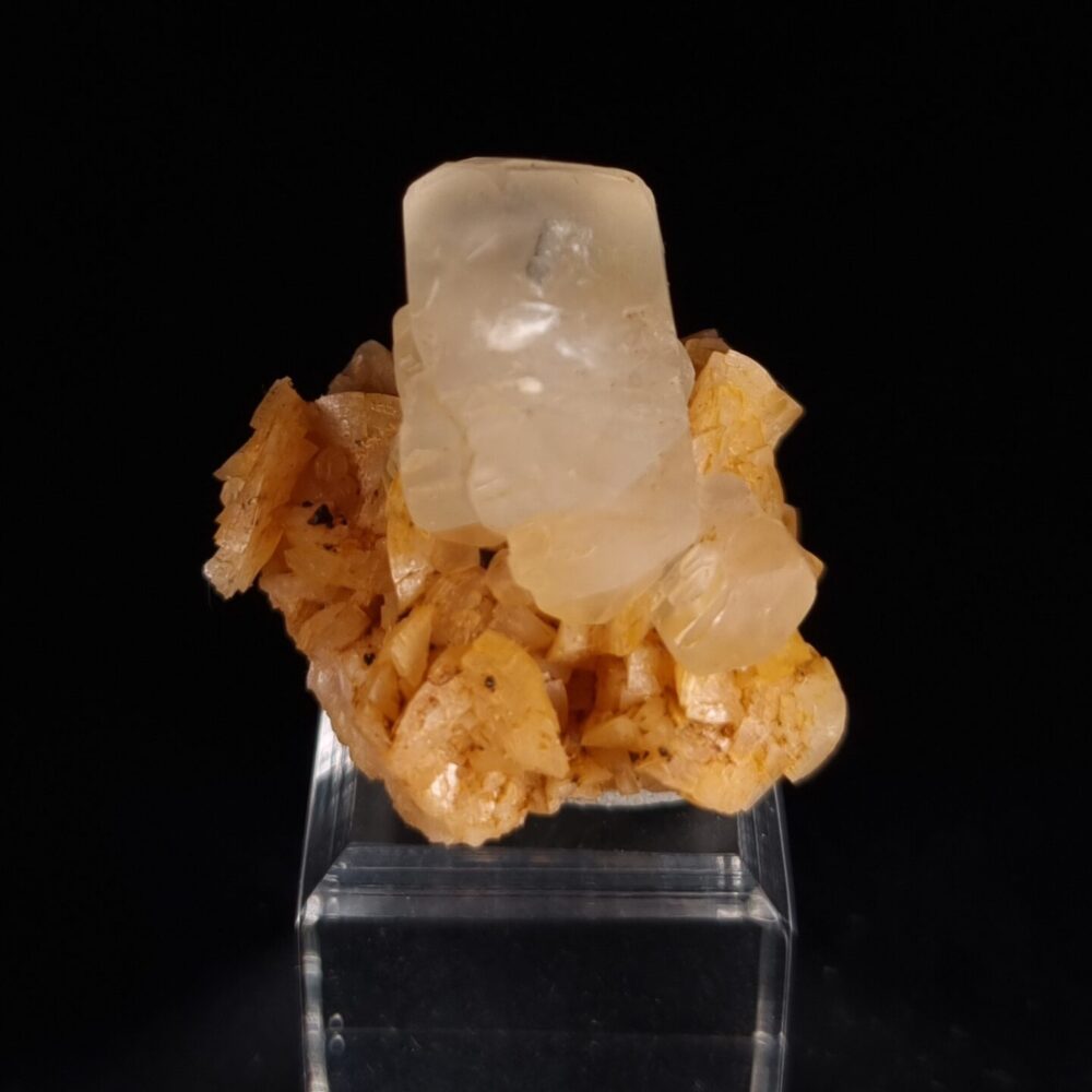 Calcite on dolomite