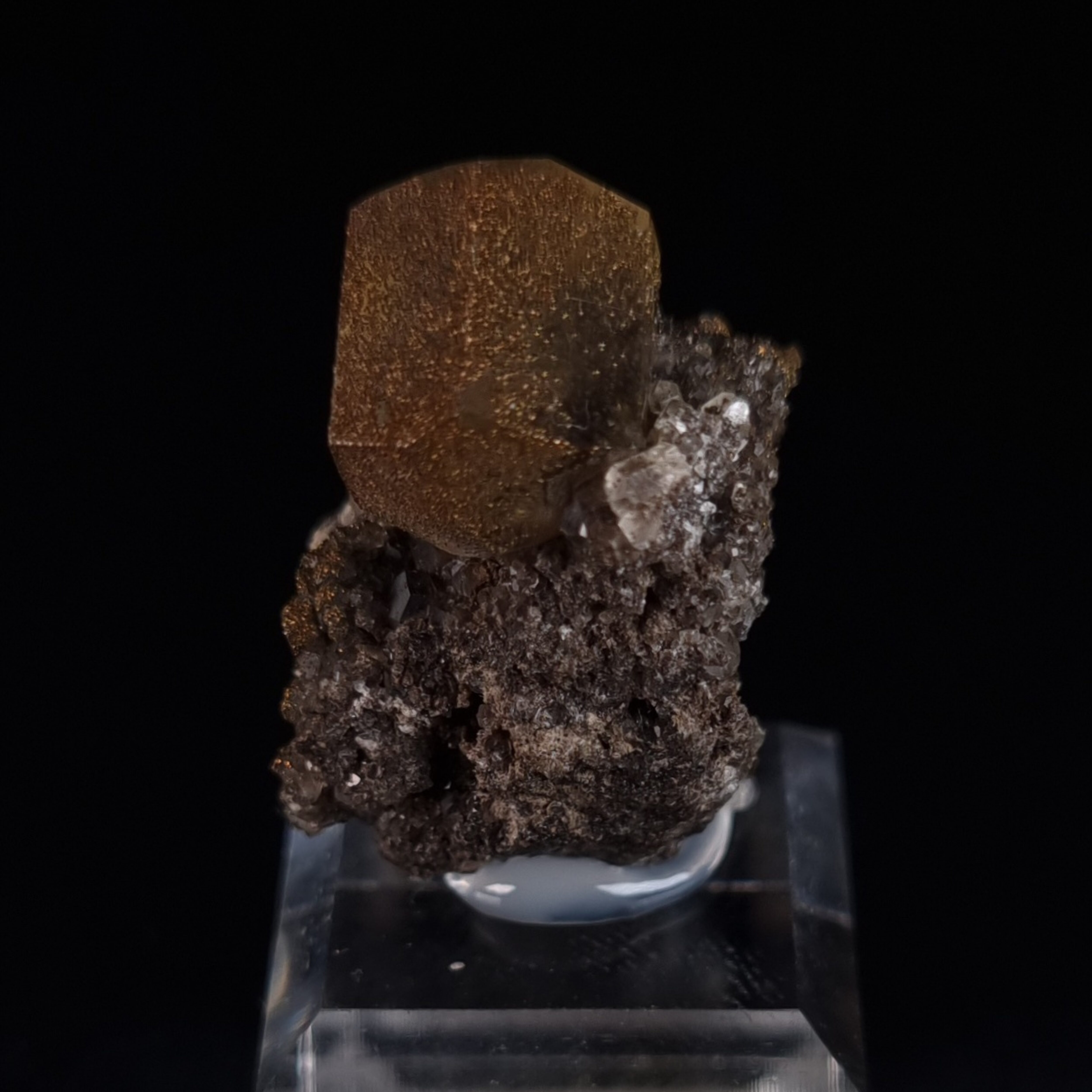 Calcite with pyrite